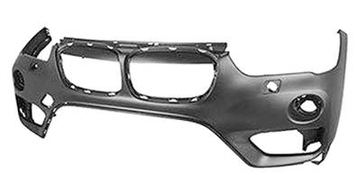 Pare-chocs avant avec lave phare à peindre pour BMW X1 F48 depuis 2015, Neuf