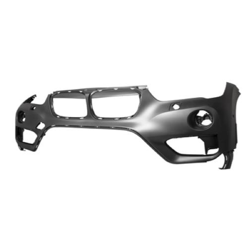 Pare-chocs avant avec primer-con trous radar+supports-avec trous lave-phare pour BMW X1 F48 depuis 2015, Neuf