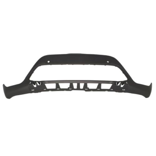 Pare-chocs avant inférieur avec trous radars stationnement noir granuleux +supporti pour BMW X1 F48 depuis 2015, Neuf