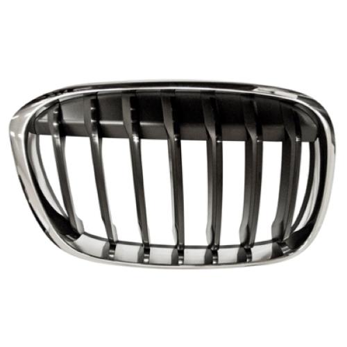 Grille radiateur droite chromé/noir pour BMW X1 F48 depuis 2015, Neuve