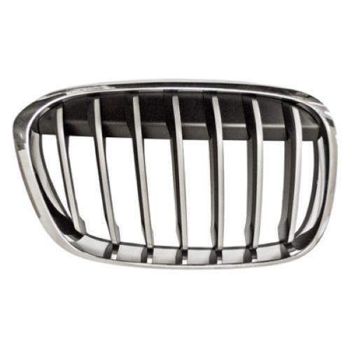 Grille radiateur droite chrome/titane/noir modèle line x pour BMW X1 F48 depuis 2015, Neuve