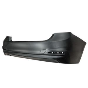 Pare-chocs arrière à peindre avec cache crochet avec échappement simple à gauche modèle 4 porte basis pour BMW SERIE 3 F30/31 de 2015 à 2018, Neuf