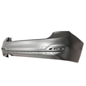 Pare-chocs arrière à peindre avec cache crochet avec trou moulures avec échappement double à gauche modèle 4 porte luxe/moderne/sport line pour BMW SERIE 3 F30/31 de 2015 à 2018, Neuf