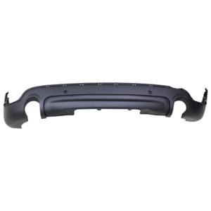 Spoiler pare-chocs arrière noir granuleux avec échappement double avec traces park assist pour MINI COUNTRYMAN de 2017 à 2020, Neuf