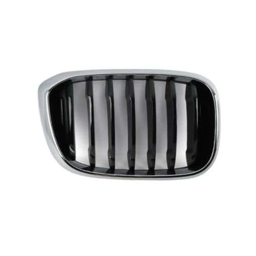 Grille radiateur droite noire avec cadre chromé pour BMW X3 G01 depuis 2017, Neuve