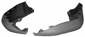 Kit spoiler laterales pare-chocs avant modèle vtr pour CITROEN C2 de 2003 à 2008,