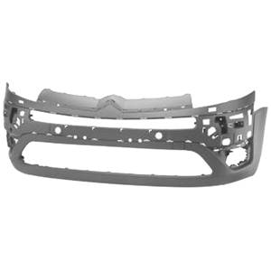 Pare-chocs avant avec lave phare à peindre pour CITROEN C4 GRAND PICASSO de 2006 à 2010, Neuf