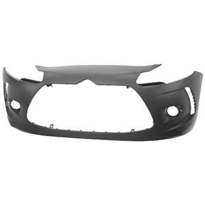 Pare-chocs avant avec trou POUR CONTOUR ANTIBROUILLARD à peindre pour CITROEN DS3 de 2010 à 2016, Neuf