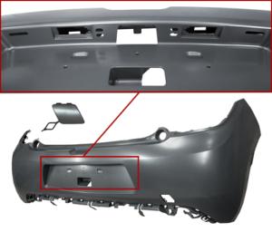 Pare-chocs arrière avec trou moulures + bouchon cache crochet pour CITROEN DS3 de 2010 à 2016, Neuf