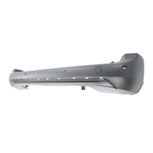 Pare-chocs arrière noir gaufré-avec trous radar+supports-avec trous moulure pour FIAT DOBLO depuis 2022, Neuf