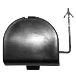 Bouchon cache crochet remorquage à peindre pare-chocs arrière pour FIAT 500 de 2007 à 2015, Neuf