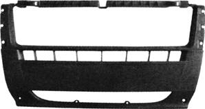 Pare-chocs avant central noir sans grille pour CITROEN JUMPER de 2006 à 2014, Neuf