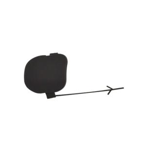 Bouchon cache crochet remorquage pare-chocs avant noir pour FIAT PANDA depuis 2012, Neuf