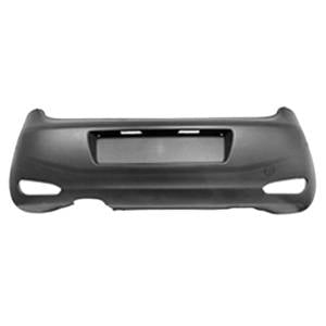 Pare-chocs arrière à peindre avec trou échappement augmenté modèle salon pour FIAT PUNTO depuis 2012, Neuf
