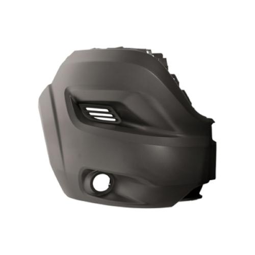 Crosse droite avec trou antibrouillard pare-chocs avant gris modèle chassis court pour CITROEN JUMPER depuis 2014, Neuve