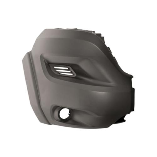 Crosse droite avec trou antibrouillard pare-chocs avant gris modèle heavy chassis moyen/long pour CITROEN JUMPER depuis 2014, Neuve