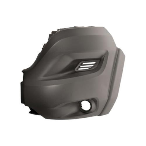 Crosse gauche avec trou antibrouillard pare-chocs avant gris modèle heavy chassis moyen/long pour CITROEN JUMPER depuis 2014, Neuve