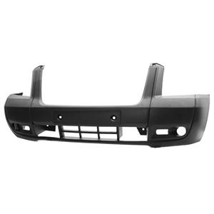 Pare-chocs avant complet noir avec trou antibrouillard modèle 3.2 cc tdci pour FORD TRANSIT de 2006 à 2014, Neuf