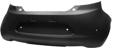 Pare-chocs arrière avec trous radars stationnement à peindre pour FORD KA de 2009 à 2016, Neuf