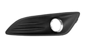 Grille latéral gauche avec trou antibrouillard avec contour chromé pare-chocs avant pour FORD FIESTA RY de 2013 à 2017, Neuve