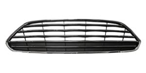 Grille radiateur noire avec moulures et avec profil chromée modèle 1/13>2/16 pour FORD FIESTA RY de 2013 à 2017, Neuve