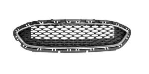 Grille radiateur noire avec profil chromée partiel. fermé modèle diesel pour FORD FIESTA depuis 2017, Neuve