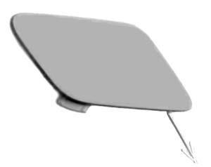 Bouchon cache crochet remorquage avant pour FORD FOCUS de 2018 à 2021, Neuf