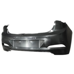 Pare-chocs arrière avec trous radars stationnement noir pour HYUNDAI i20 depuis 2014, Neuf