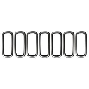 Profil grille radiateur argent pour CHRYSLER JEEP RENEGADE de 2014 à 2018,