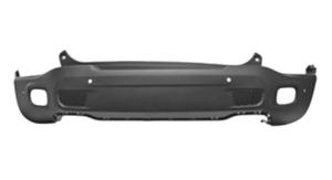 Pare-chocs arrière avec trous radars stationnement noir granuleux modèle limité pour CHRYSLER JEEP RENEGADE de 2014 à 2018, Neuf