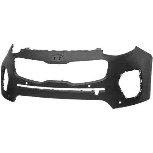 Pare-chocs avant avec 4 capteurs stationnement noir lisse a peindre pour KIA SPORTAGE de 2016 à 2018, Neuf