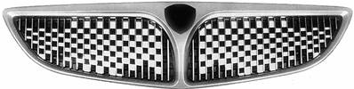 Grille radiateur avec contour chromé pour LANCIA Y de 2000 à 2003, Neuve