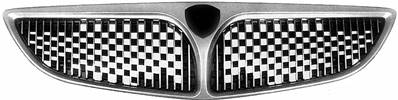 Grille radiateur avec contour à peindre pour LANCIA Y de 2000 à 2003, Neuve