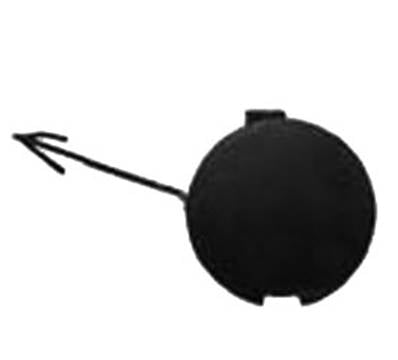 Bouchon cache crochet remorquage pare-chocs avant à peindre pour LANCIA YPSILON de 2006 à 2011, Neuf