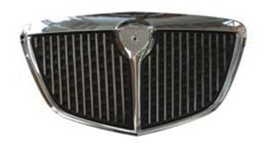 Grille radiateur avec profils chromées pour LANCIA MUSA de 2004 à 2007, Neuve
