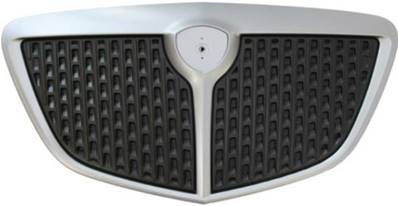 Grille radiateur avec contour satinée argent 1/09>5/11 pour LANCIA YPSILON de 2006 à 2011, Neuve
