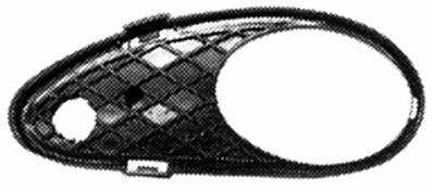 Grille latéral gauche pare-chocs avant modèle 6/00>5/04 pour MERCEDES (W203) CLASSE C de 2000 à 2004, Neuve