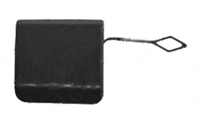 Bouchon cache crochet remorquage pare-chocs avant modèle classique pour MERCEDES (W203) CLASSE C de 2000 à 2004, Neuf