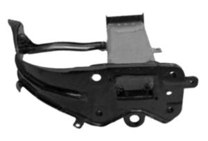 Support droit renfort pare-chocs avant pour MERCEDES (W211) CLASSE E de 2002 à 2006,