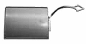 Bouchon cache crochet remorquage pare-chocs avant pour MERCEDES (W211) CLASSE E de 2002 à 2006, Neuf