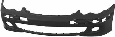 Pare-chocs avant avec trou antibrouillard à peindre pour MERCEDES (W203) CLASSE C de 2004 à 2007, Neuf