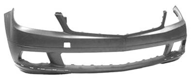 Pare-chocs avant à peindre modèle avantgarde 4/07>8/10 pour MERCEDES (W204) CLASSE C de 2007 à 2011, Neuf