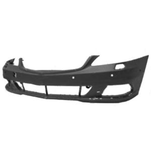 Pare-chocs avant avec lave phare avec trous radars stationnement à peindre pour MERCEDES (W221) CLASSE S RY depuis 2009, Neuf