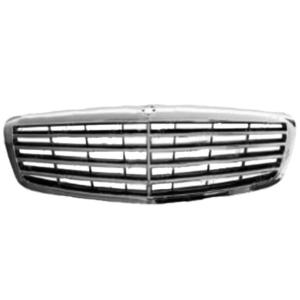 Grille complète chromé/noir pour MERCEDES (W221) CLASSE S de 2005 à 2009, Neuve