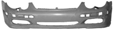 Pare-chocs avant avec trou lave-phare à peindre pour MERCEDES (W203) CLASSE C COUPE de 2002 à 2004, Neuf