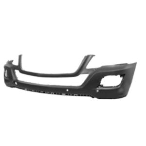 Pare-chocs avant avec trous radars stationnement avec apprêt+supports pour MERCEDES (W164) CLASSE ML RY de 2008 à 2011, Neuf