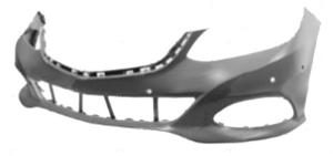 Pare-chocs avant avec trous radars stationnement à peindre modèle élégance pour MERCEDES (W212) CLASSE E RY de 2013 à 2016, Neuf