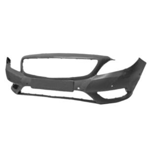 Pare-chocs avant avec lave phare avec trous radars stationnement trou radar assist complet de bouchon cache crochet et lave-phare à peindre pour MERCEDES (T246) CLASSE B de 2011 à 2014, Neuf