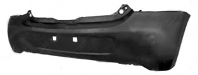 Pare-chocs arrière à peindre pour SMART FORFOUR depuis 2014, Neuf