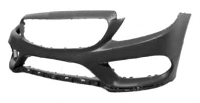 Pare-chocs avant avec trou caméra à peindre modèle amg pour MERCEDES (W205) CLASSE C de 2014 à 2018, Neuf